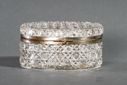 Old Glass Biscuit box