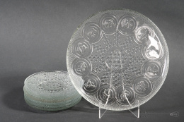 Zodiac Ząbkowice Glassworks dessert set