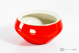 Red sugar bowl Joanna Potacki