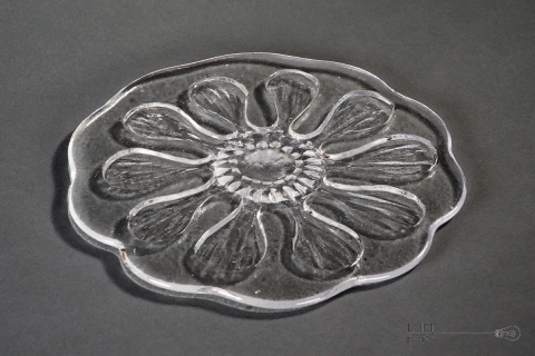 szklana bezbarwna patera