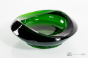 Emerald ashtray Rudolf Jurnikl