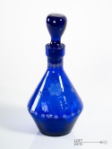 Cobalt decanter Sudety Glassworks