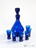 Cobalt Alcohol Set Sudety Glassworks