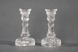 Set of candlesticks 45-152 Glassworks Ząbkowice