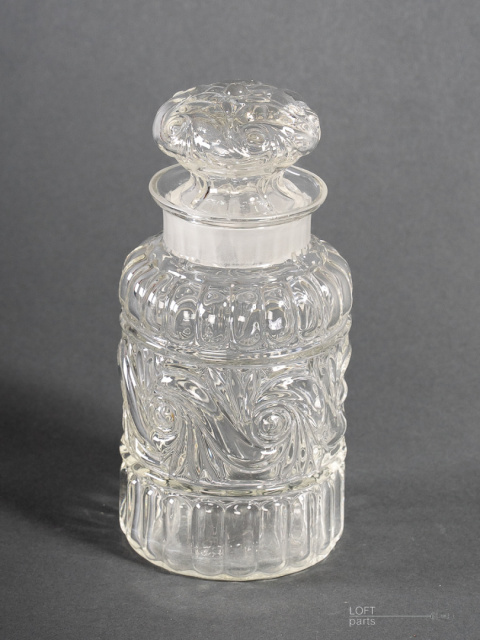 old tea jar Glassworks Ząbkowice old tea jar Glassworks Ząbkowice