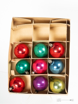 A set of Christmas tree baubles PRL