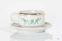 Cup and saucer ZPS lubiana
