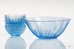 Blue salad bowls 2310 Ząbkowice Drost