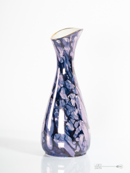 Marbled vase porcelain Wałbrzych