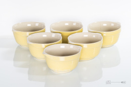 Yellow soup bowl Set Mirostowice