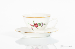Cup and saucer porcelain Bogucice