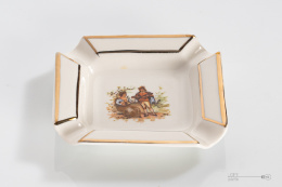 Ćmielów porcelain ashtray