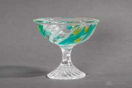 Chocolate bowl tulip glassworks Ząbkowice