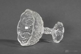 Chocolate bowl Swirls Ząbkowice Glassworks