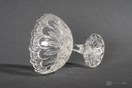 Pressed glass box