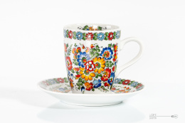 Cup and saucer Cepelia Opole
