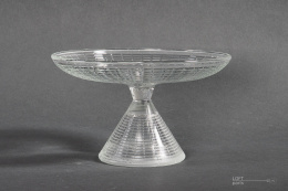Cake stand Glassworks hortensja H16-31