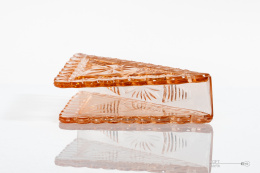 Old glass napkin holder