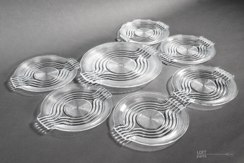 Glass Ząbkowice PRL Glass Ząbkowice PRL