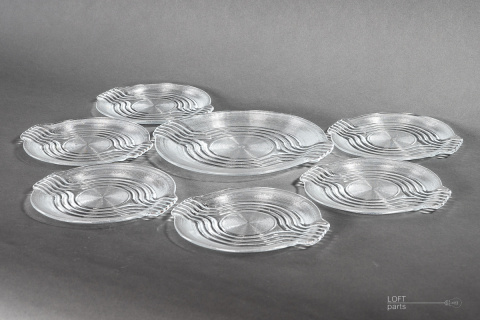 Dessert set Rondo Glassworks Ząbkowice Dessert set Rondo Glassworks Ząbkowice