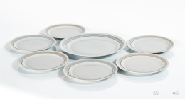 Porcelit Pruszków dessert set