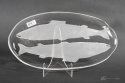 Fish platter Glassworks Ząbkowice Fish platter Glassworks Ząbkowice