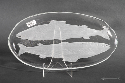 Fish platter Glassworks Ząbkowice Fish platter Glassworks Ząbkowice