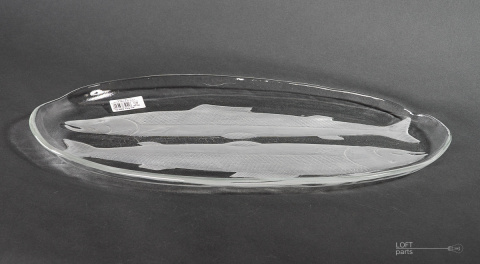 Fish platter Glassworks Ząbkowice Fish platter Glassworks Ząbkowice
