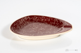 popielniczka porcelit chodzież
