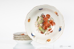 komplet salaterek fabryka porcelany wałbrzych