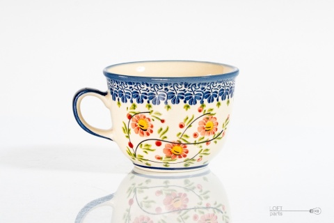 filiżanka ceramika artystyczna wiza bolesławiec