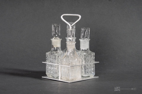 komplet przyprawników huta szkła ząbkowice