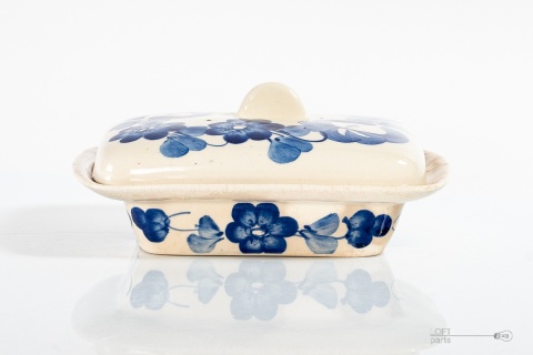 Faience butter dish Włocławek