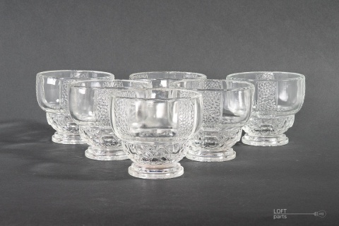 komplet pucharków art deco