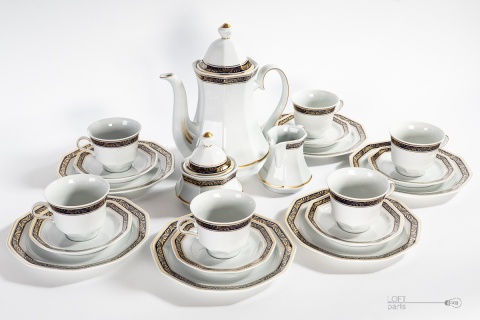 zestaw kawowy porcelana winterling