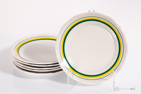 Set of dessert plates porcelain Wałbrzych
