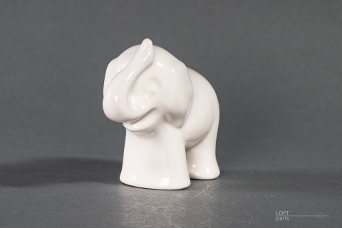 porcelanowy słoń prl