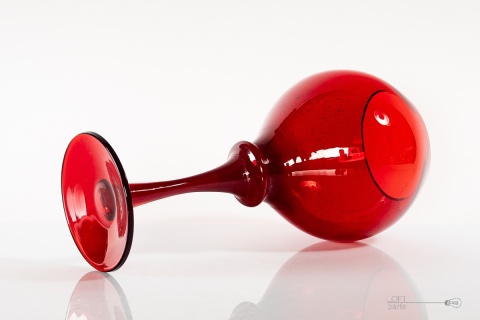 Colored glass of the People's Republic of Poland