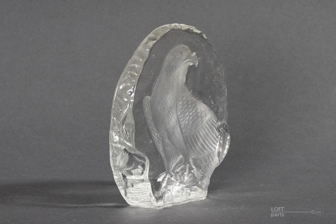 szklana płaskorzeźba