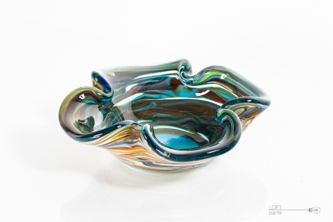 Coloured glass of the People's Republic of Poland Ząbkowice