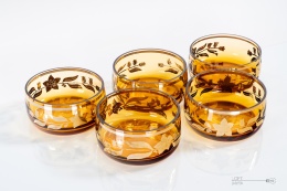 Bohemia Glass salad bowls