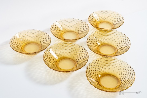 komplet salaterek huta szkła prądniczanka