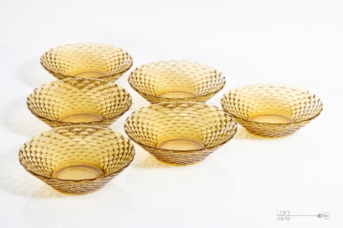 komlet miseczek huta szkła prądniczanka