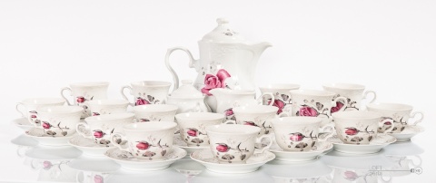 serwis do kawy porcelana karolina