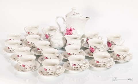 zestaw do kawy porcelana karolina