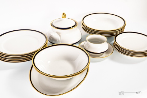 Weimar Echt Cobalt dinner service