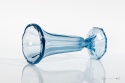 niebieski wazon kielichowy art deco