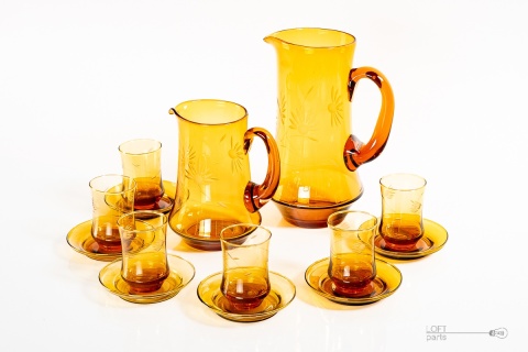 komplet do zimnych napojów huta szkła laura