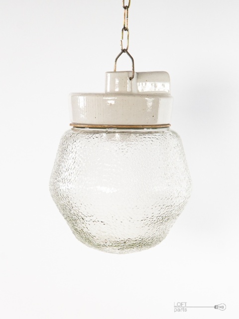 lampa wisząca ceramiczna prl