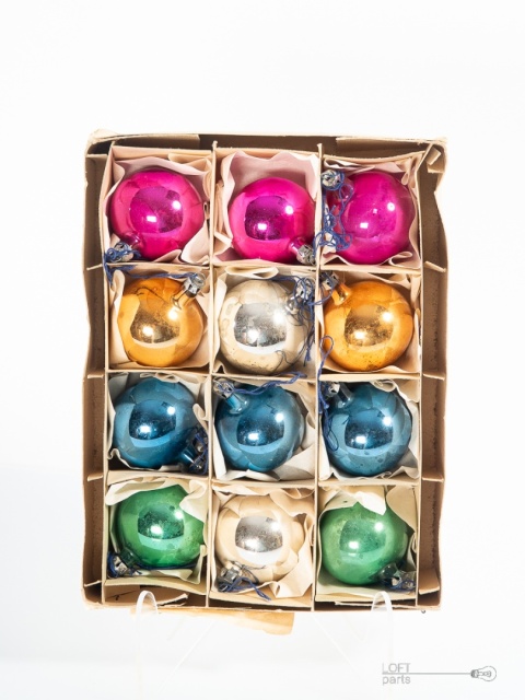 SET OF CHRISTMAS BAUBLES PRL